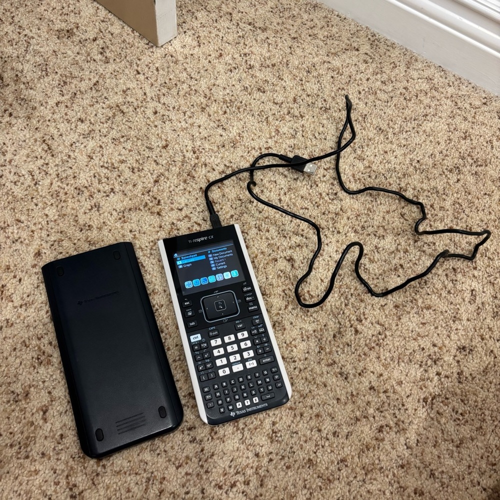 Texas Instruments Black Graphing Calculator